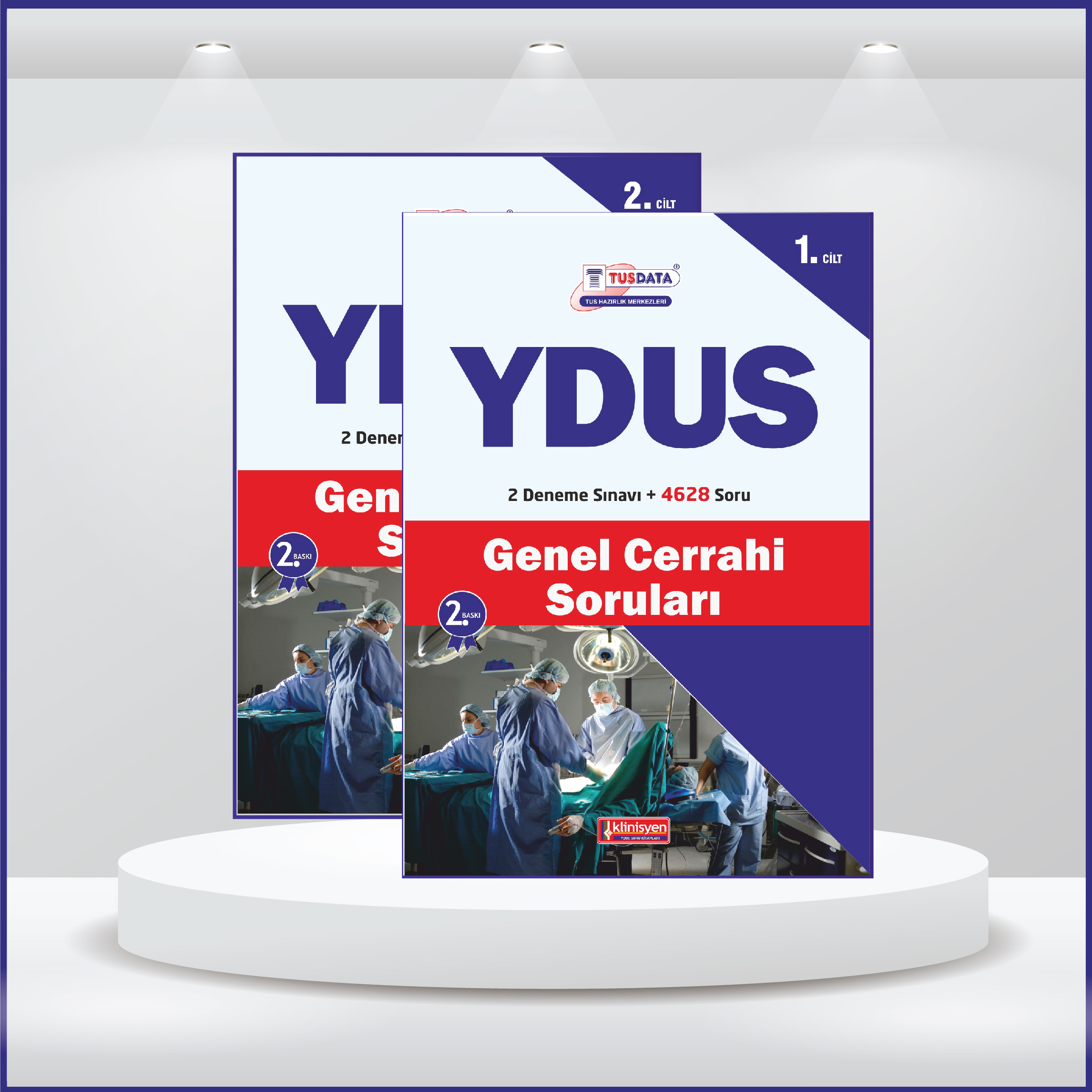 YDUS SORU KİTABI ( 2.Baskı ) GENEL CERRAHİ / 1.2.Cilt
